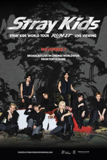 Stray Kids World Tour Run It Live Viewing poster